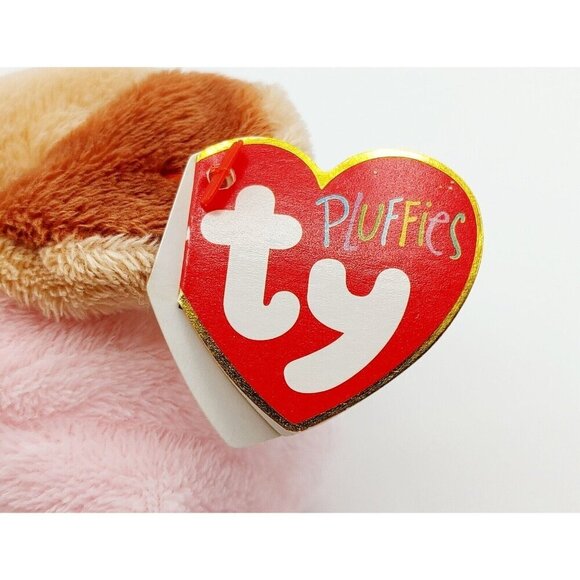 Ty Pluffies Baby Pink Bear 2014 Plush 10" w/Hangtag - Picture 5 of 5